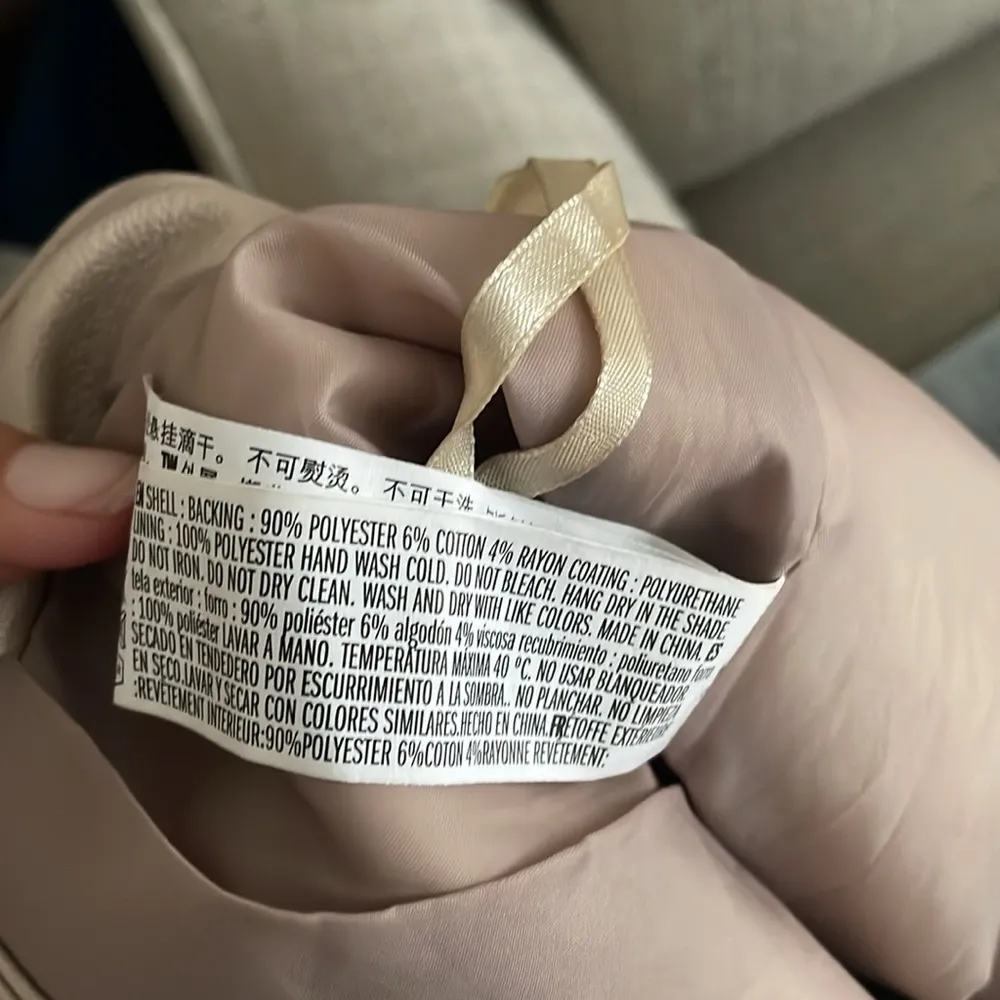 Gorgeous Forever21 Cream Colored Zippered High Waisted Mini Skirt - Image 7