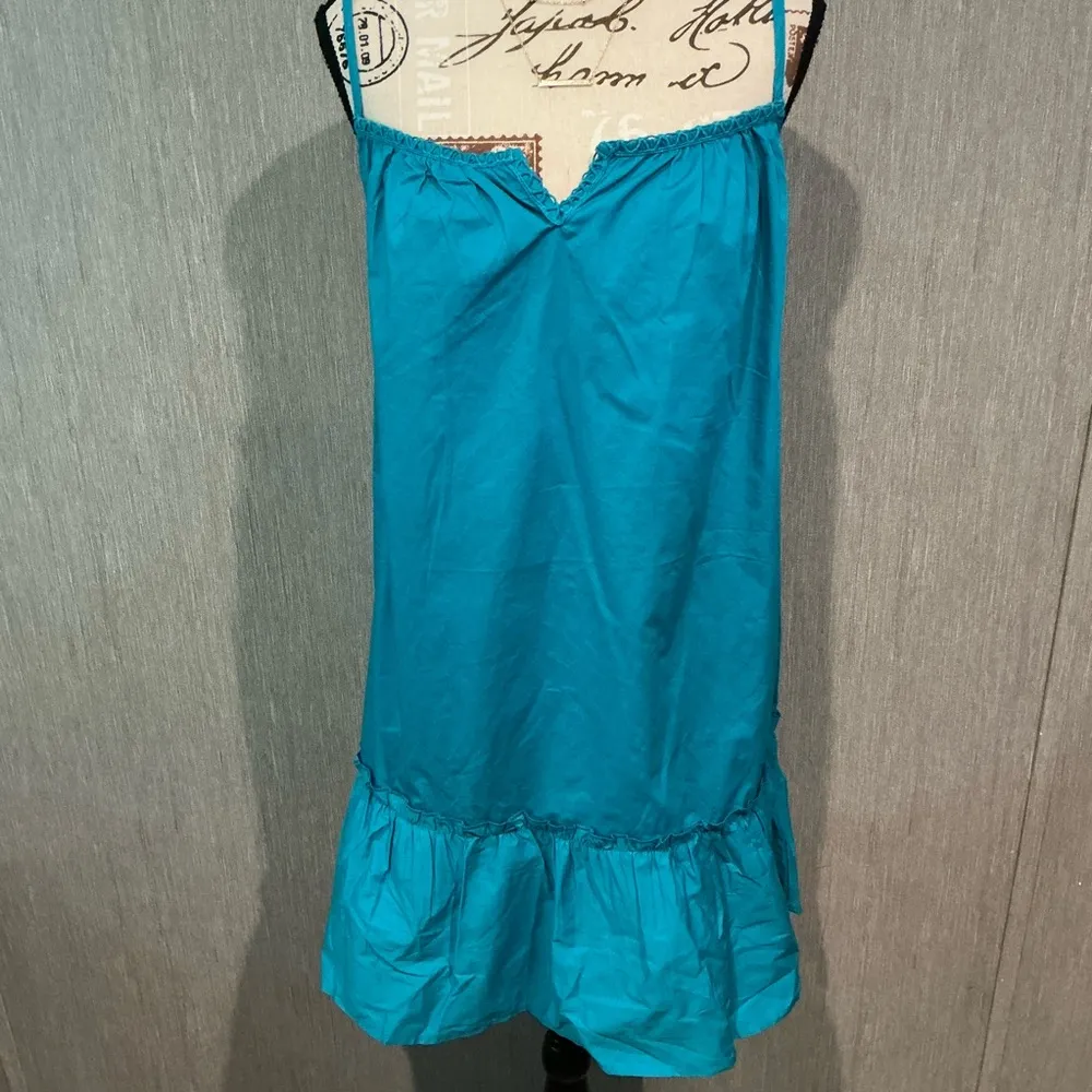 Boohoo Teal Sleeveless Mini Dress Size 16 - Image 10
