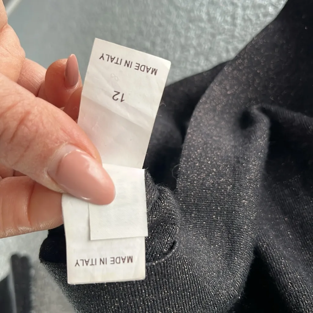 BRUNELLO CUCINELLI Black Long Sleeve Turtleneck Top‎ is atretch - Image 15