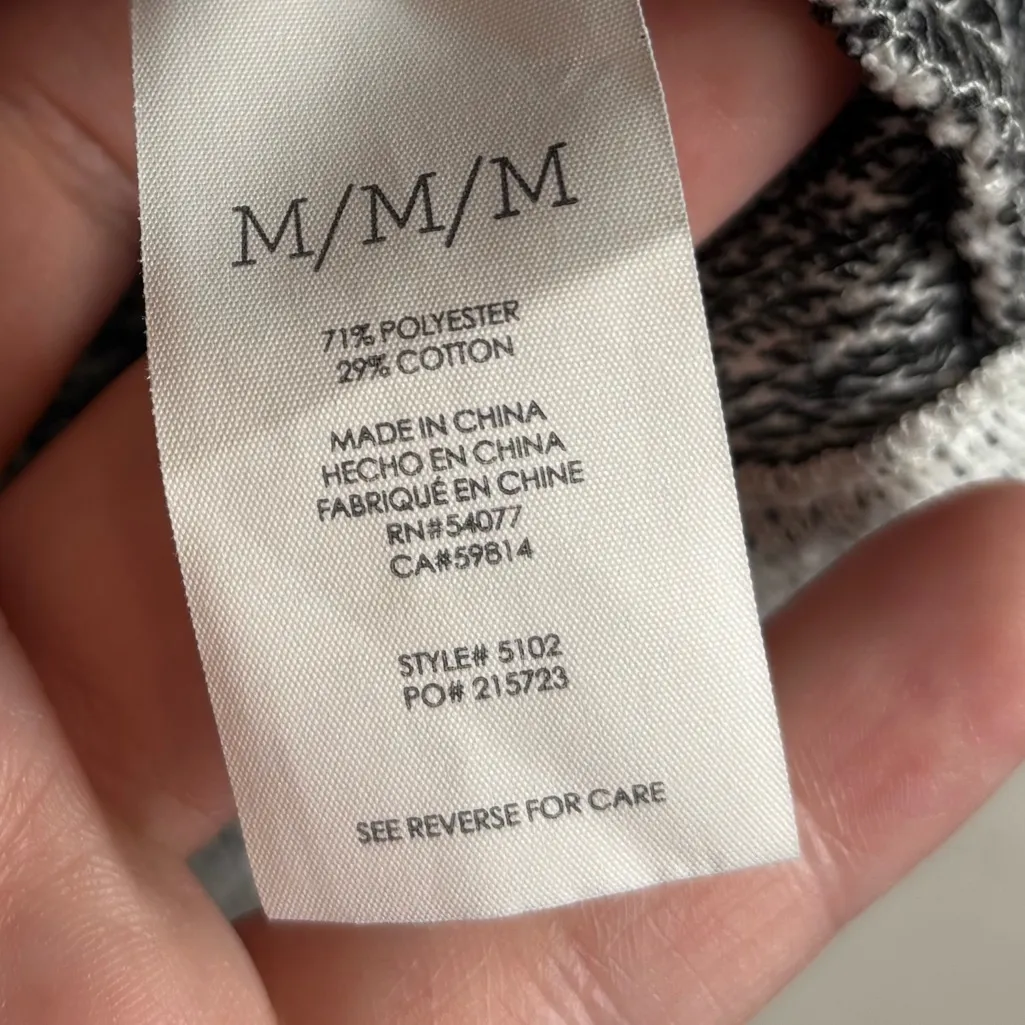 Cabi Neo Classic Casual Grey Zip Up Minimalistic Basic Moto Jacket Size Medium - Image 7