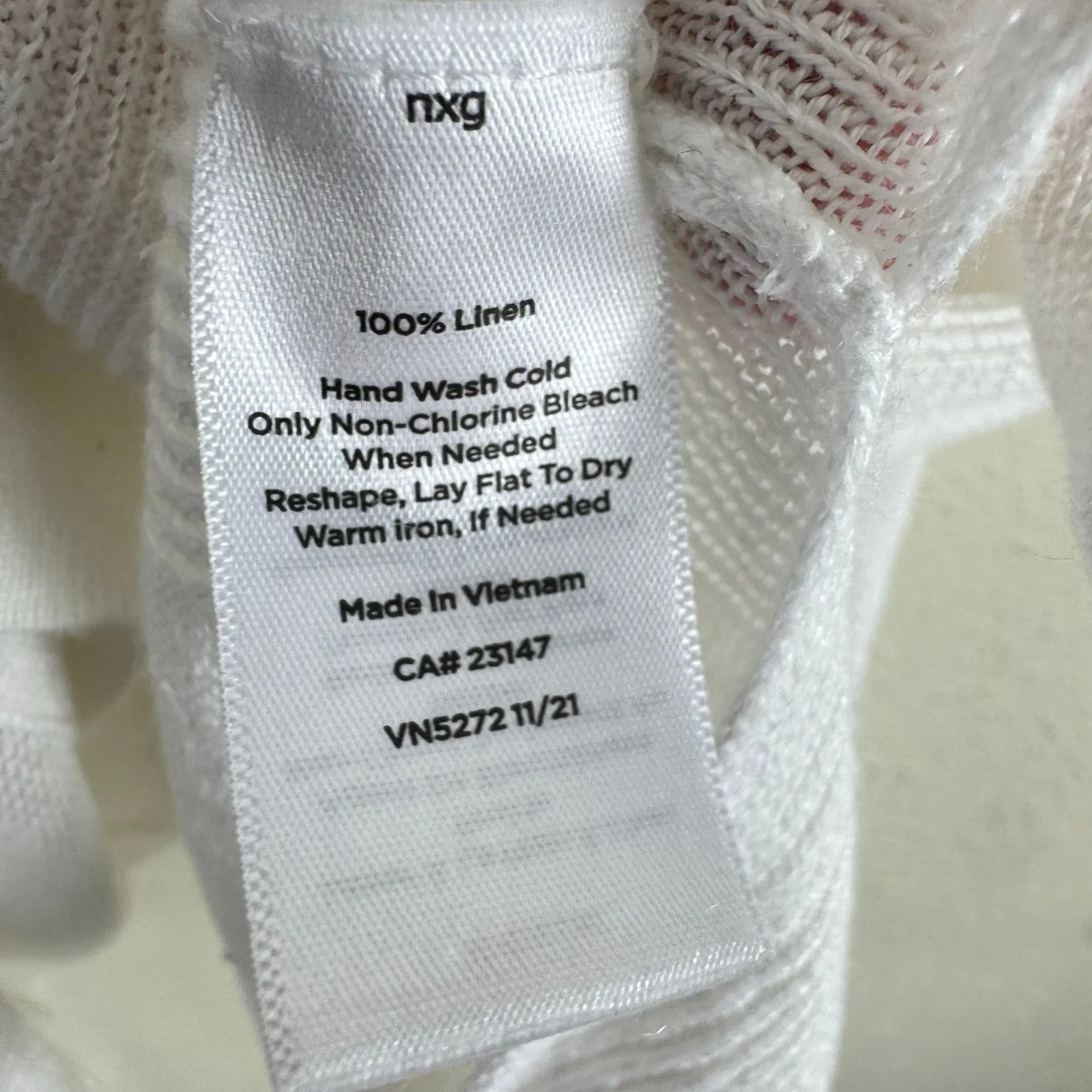 Talbots 100% Linen Long Sleeve V-Neck Lightweight Button Up Cardigan Size XS - Image 6