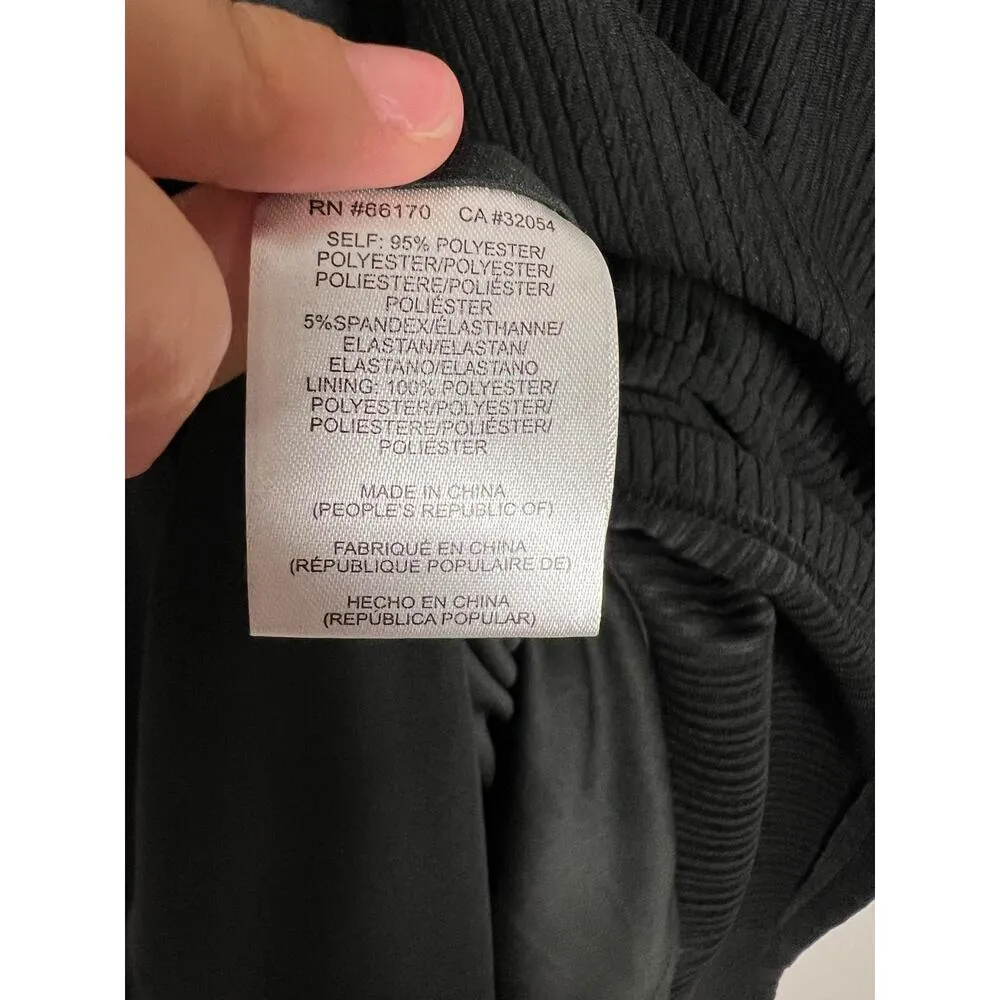 Anthropologie Hutch Black April Cutout Tie Front A-Line Sleeveless Dress Size M - Image 9