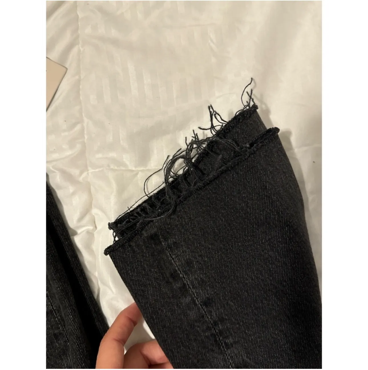 Criss Cross Straight Jeans black - Image 13