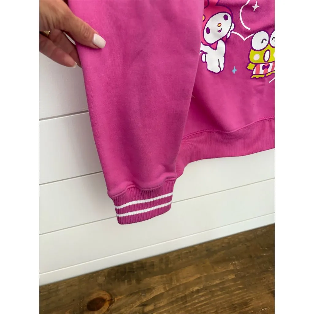 Sanrio Hello Kitty &‎ Friends Women's Pink Graphic Sweatshirt Size M - Image 4