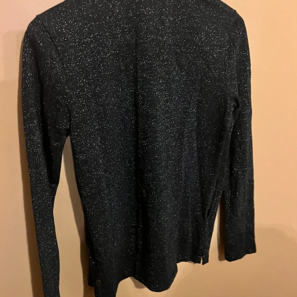 Scotch & Soda black sparkly cardigan - Image 9