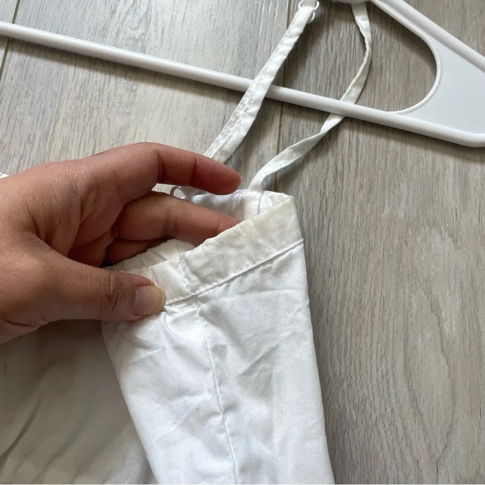 womn. Lindsey Tank Top button front crop womens White (xsmall) coquette feminine Size XS - Image 7