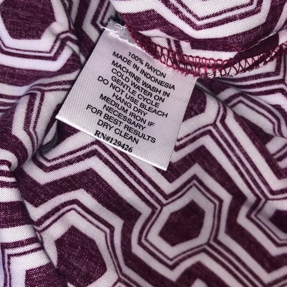 NEW Escapada Purple Geo Halter Top Preppy Resortwear Vacation Rope Nautical - Image 6