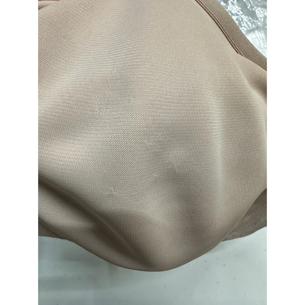 Wacoal Underwire Unpadded Bra Women 40DD Nude Beige Low Profile Minimizer - Image 7