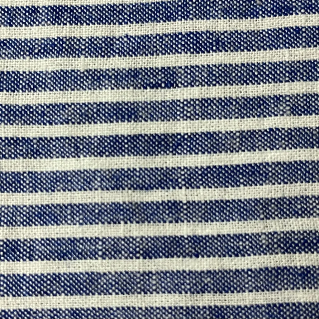 ZARA Striped Linen Button Up Shirt Women’s S Nautical Preppy Coastal Old Money - Image 10