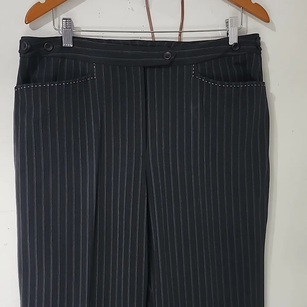 Emma James Pinstripe Dress Career Pants - Image 5