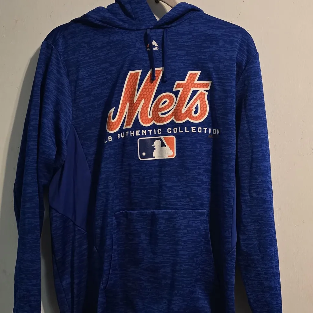 Majestic Blue Mets Sweatshirt - Image 2