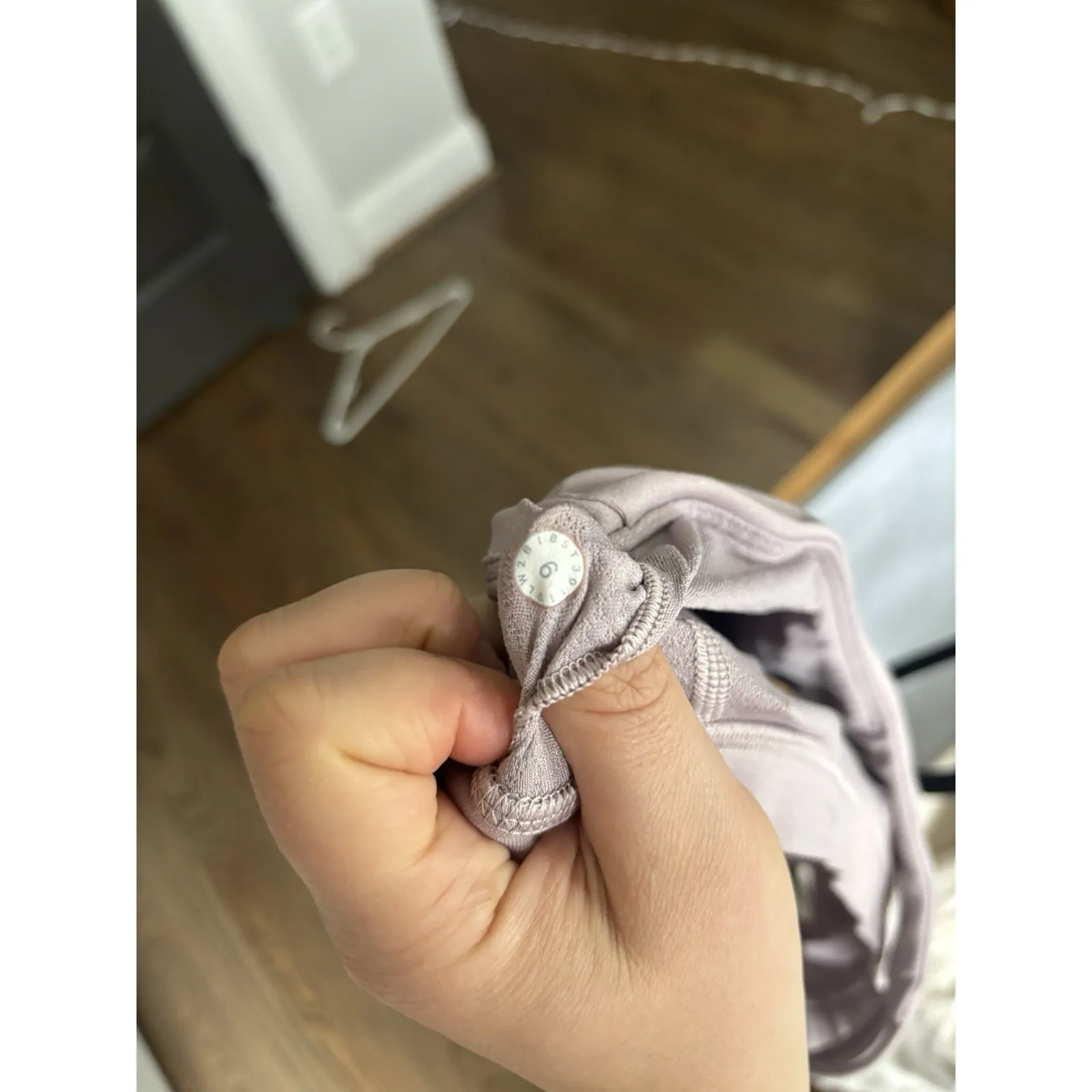 Lululemon Free To Be Serene Bra *High Neck Heathered‎ Powdered Mauve W2BIBS Sz 6 - Image 8