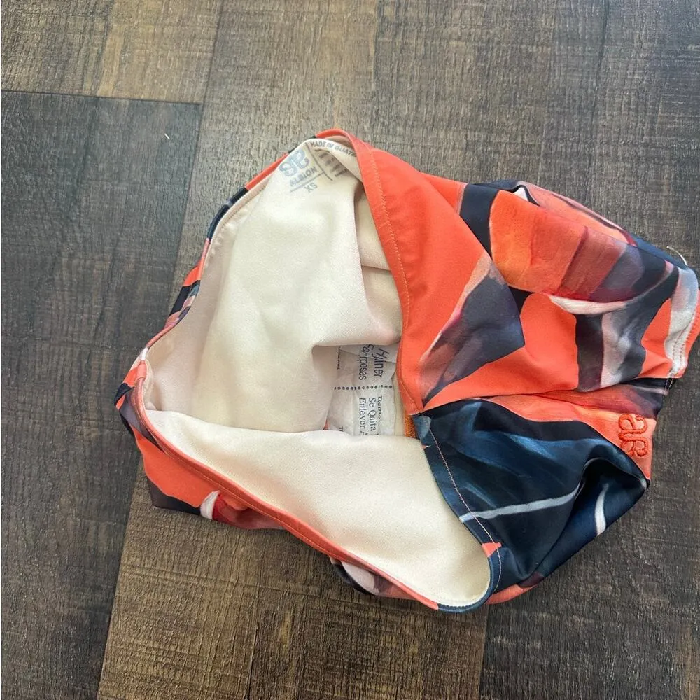 NWOT Albion Fit Palm Coral High-Waisted Swimsuit Bottoms Size XS - Image 4