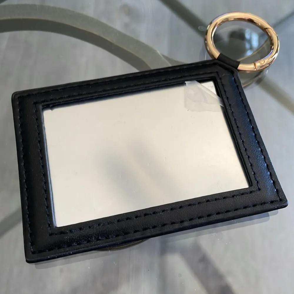 YSL Beaute Mirror Key Chain Black - Image 3
