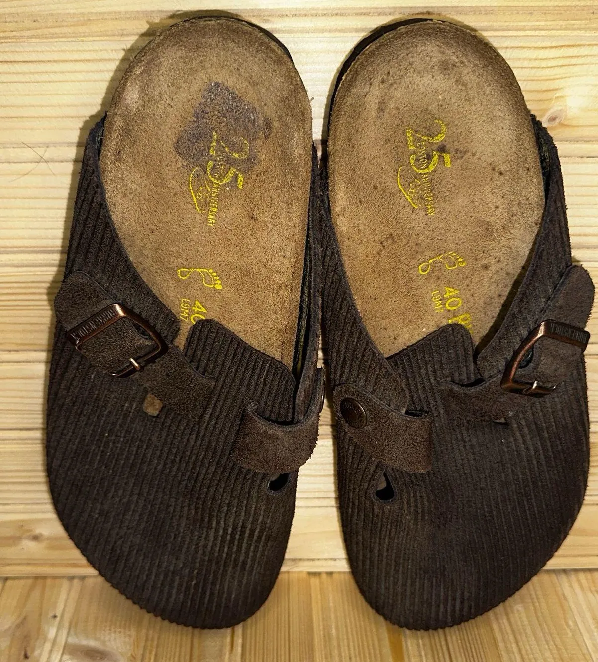 Birkenstock 25th Anniversary Boston Corduroy Clog - Image 2