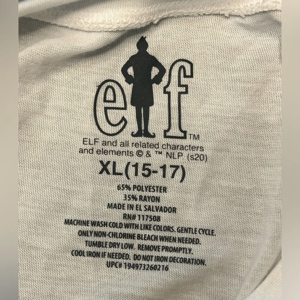 The Elf funny humorous Christmas festive holiday shirt “Current Mood” NWT XL Size undefined - Image 4