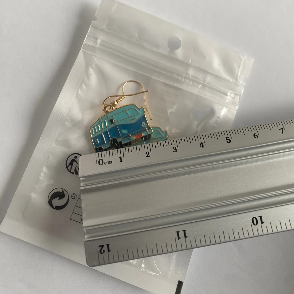 Retro Van Drop Earrings‎ gold plated faux fashion jewelry - Image 8