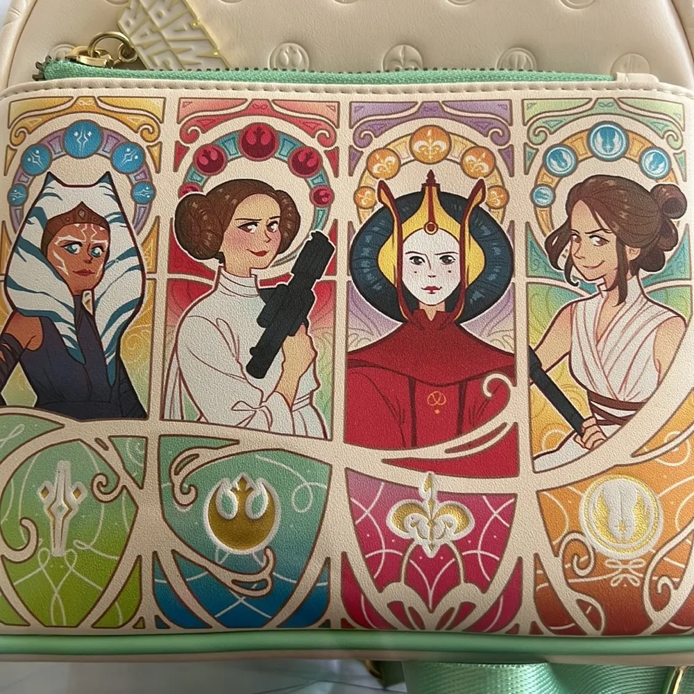 Ladies of the Rebellion Star Wars Loungefly EUC - Image 2