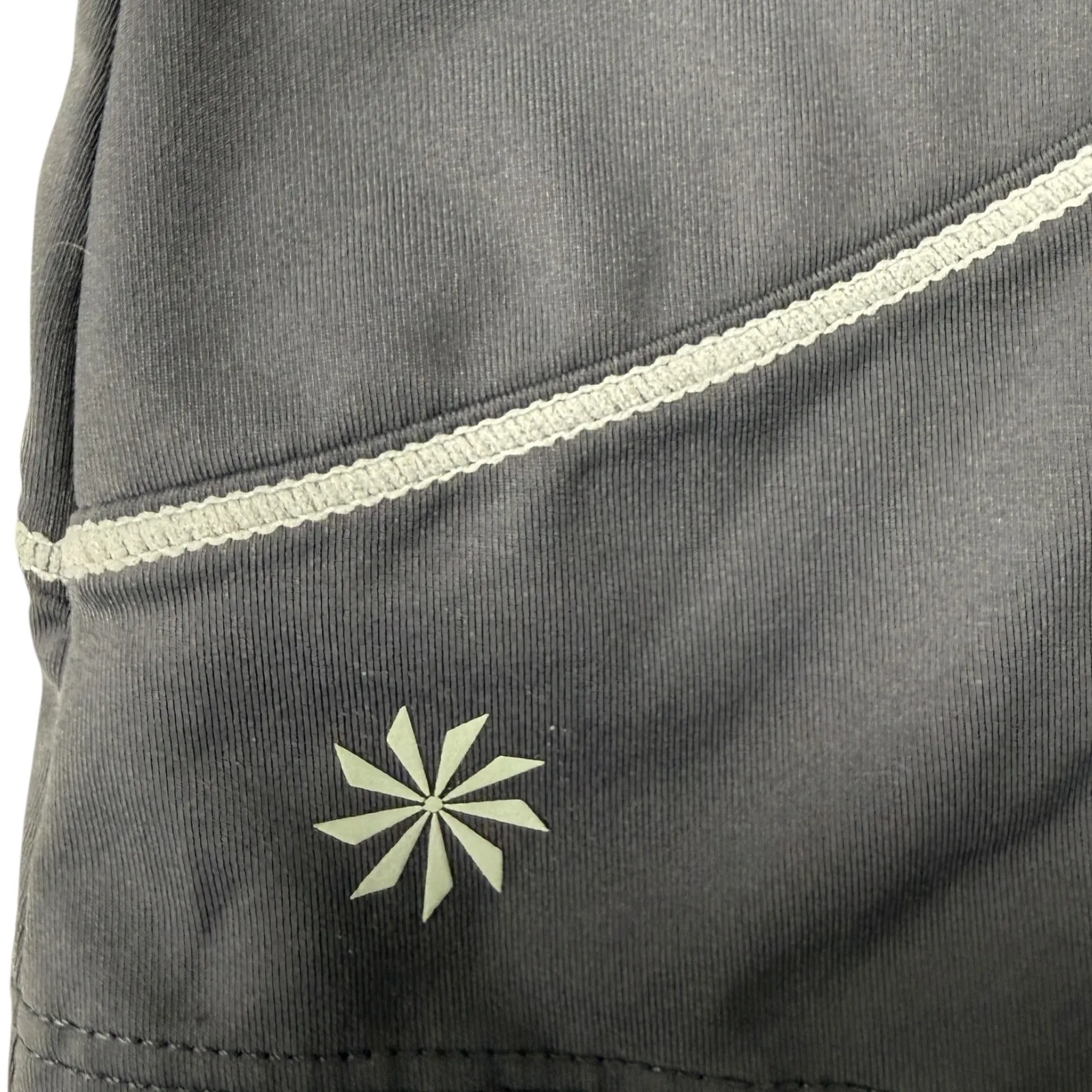 Athleta Women's Small Dark Gray Energy Racerback Tank Built in Bra Pocket Style - Image 6