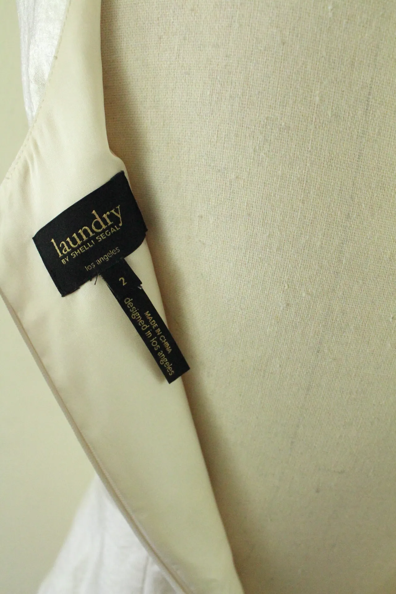 Bejeweled Beaded Cream Mini Dress - Image 7