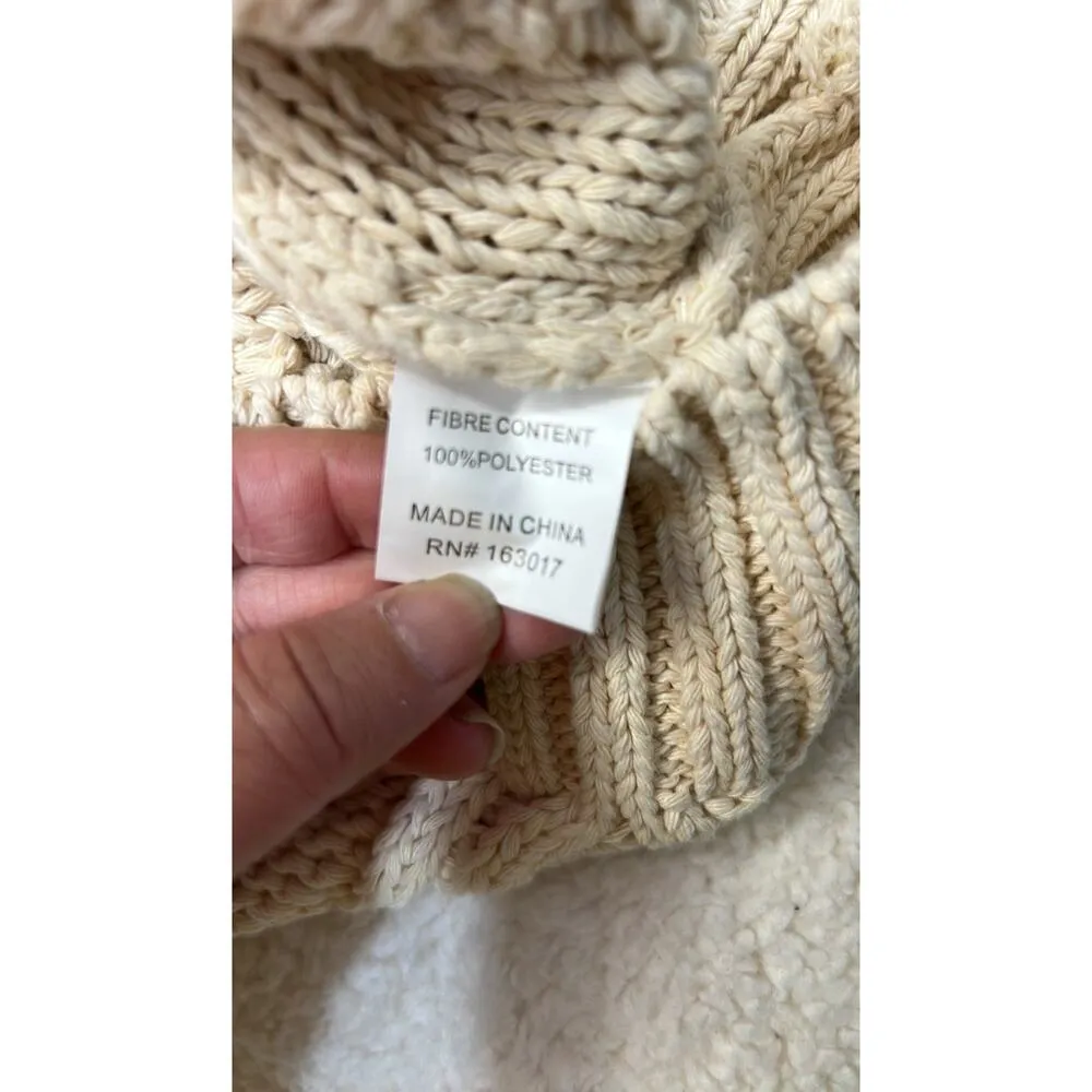 Princess Polly Beige Sweater Women size XS/S - Image 3