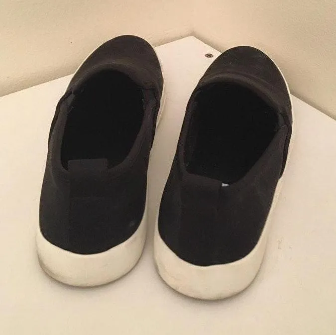 Call It Spring Black Canvas Loafers - Image 4