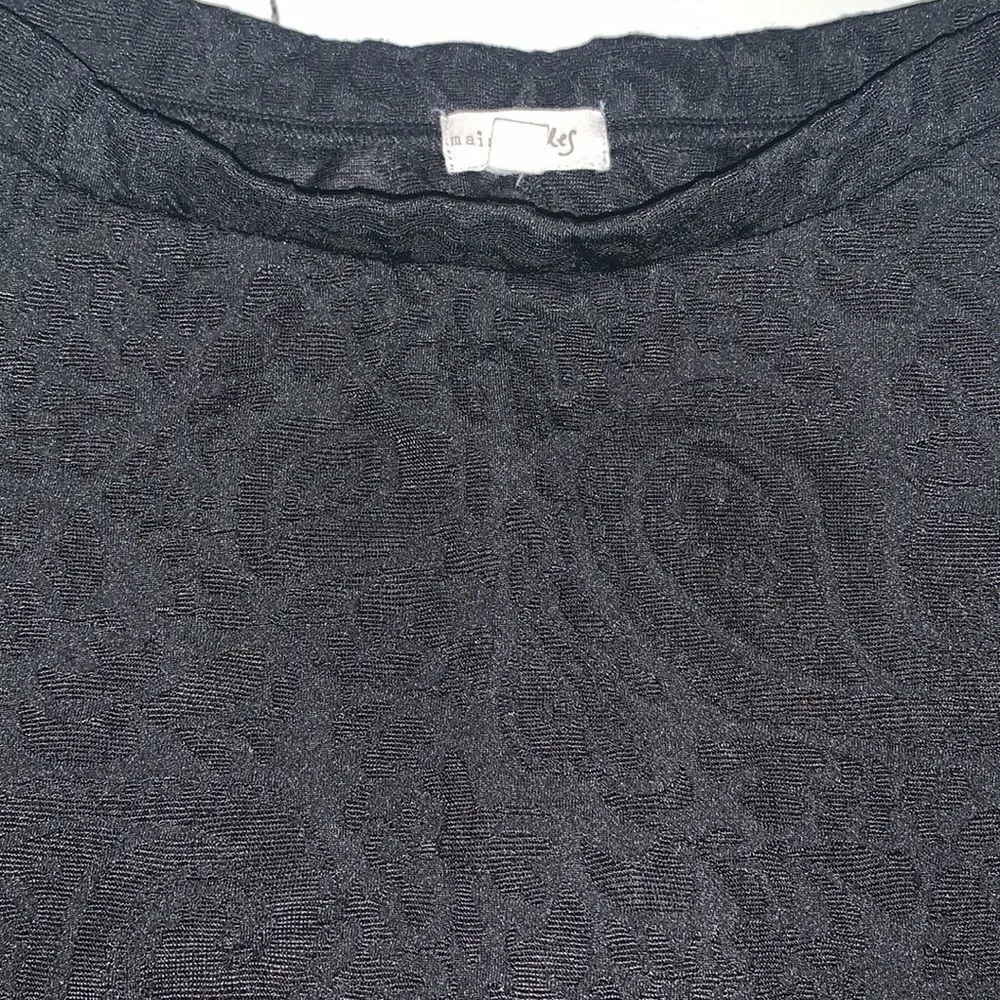 MAISON JULES black textured‎ a-line skirt XS - Image 7