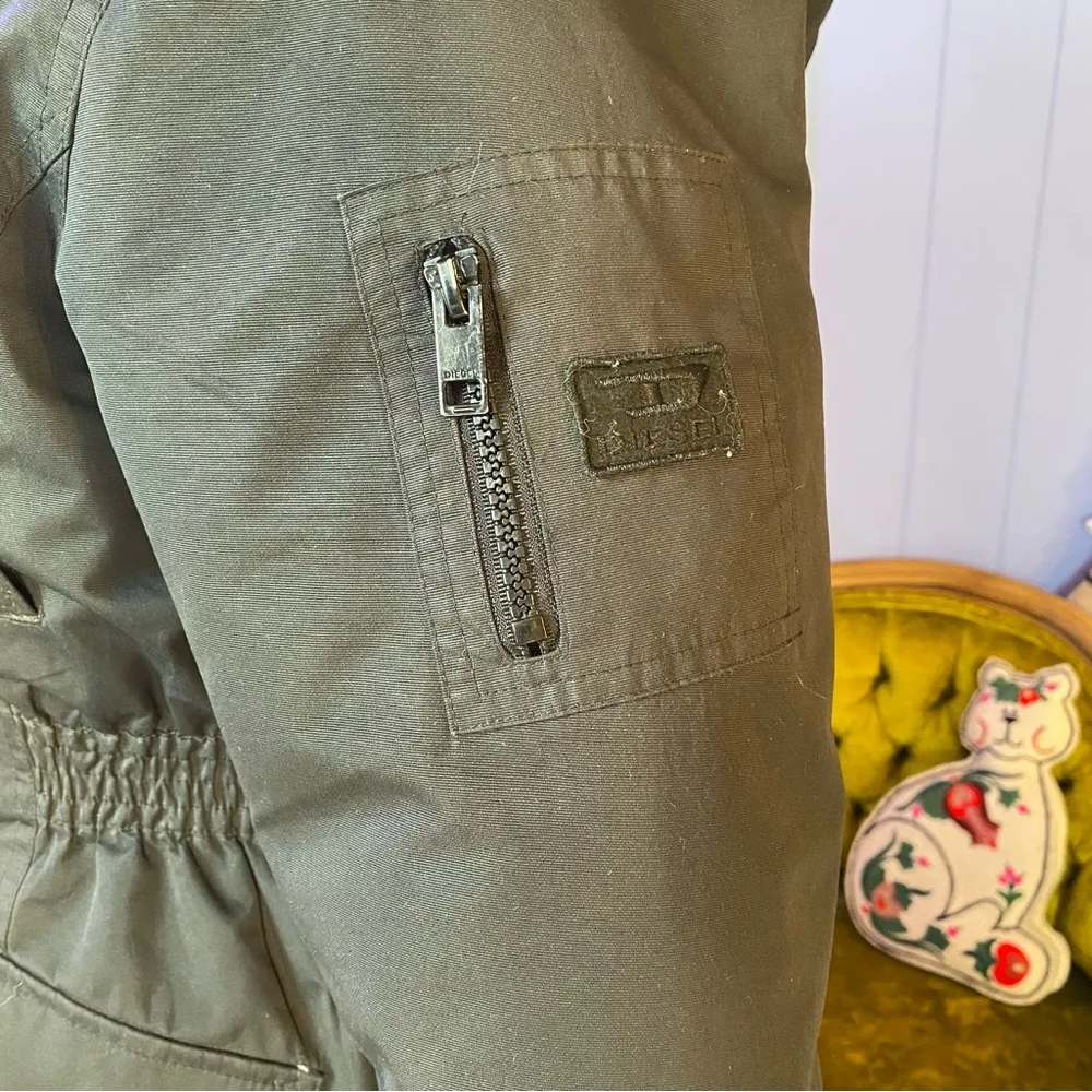 Insulated Parka Military Puffer Jacket Size Small - Image 7