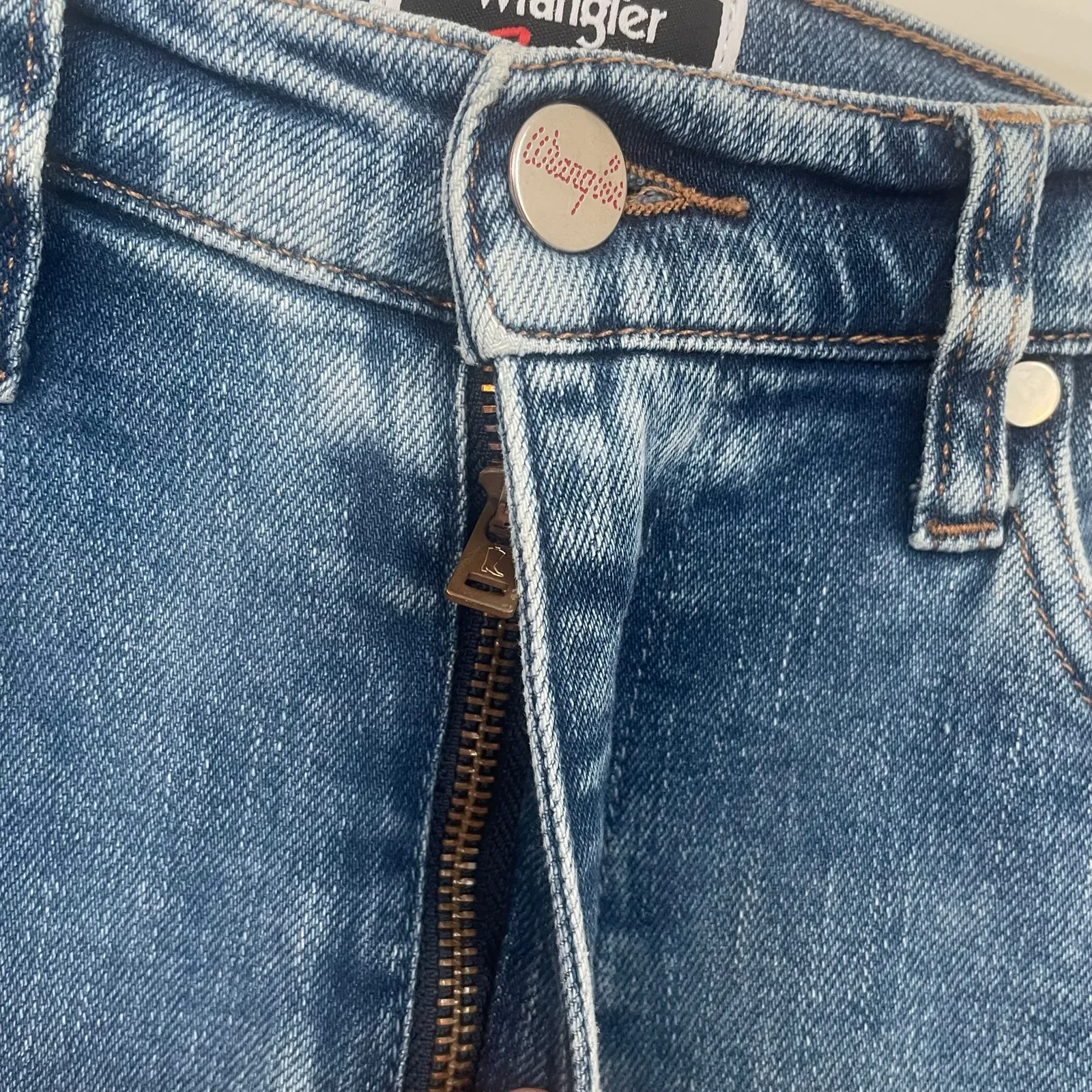 Wrangler x Fender Westward 626 High Rise Bootcut Jeans 26x32 Blue Size 26 - Image 9