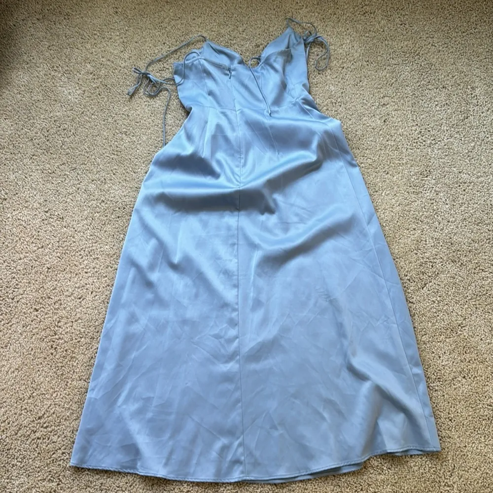 Danielle Bernstein Blue Midi Dress - Image 5