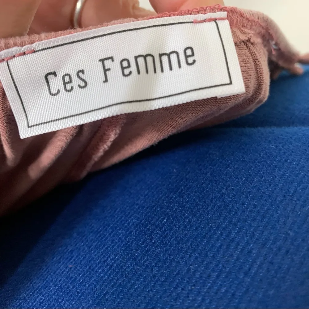 Ces Femme Boho off the Shoulder Dress size large - Image 3