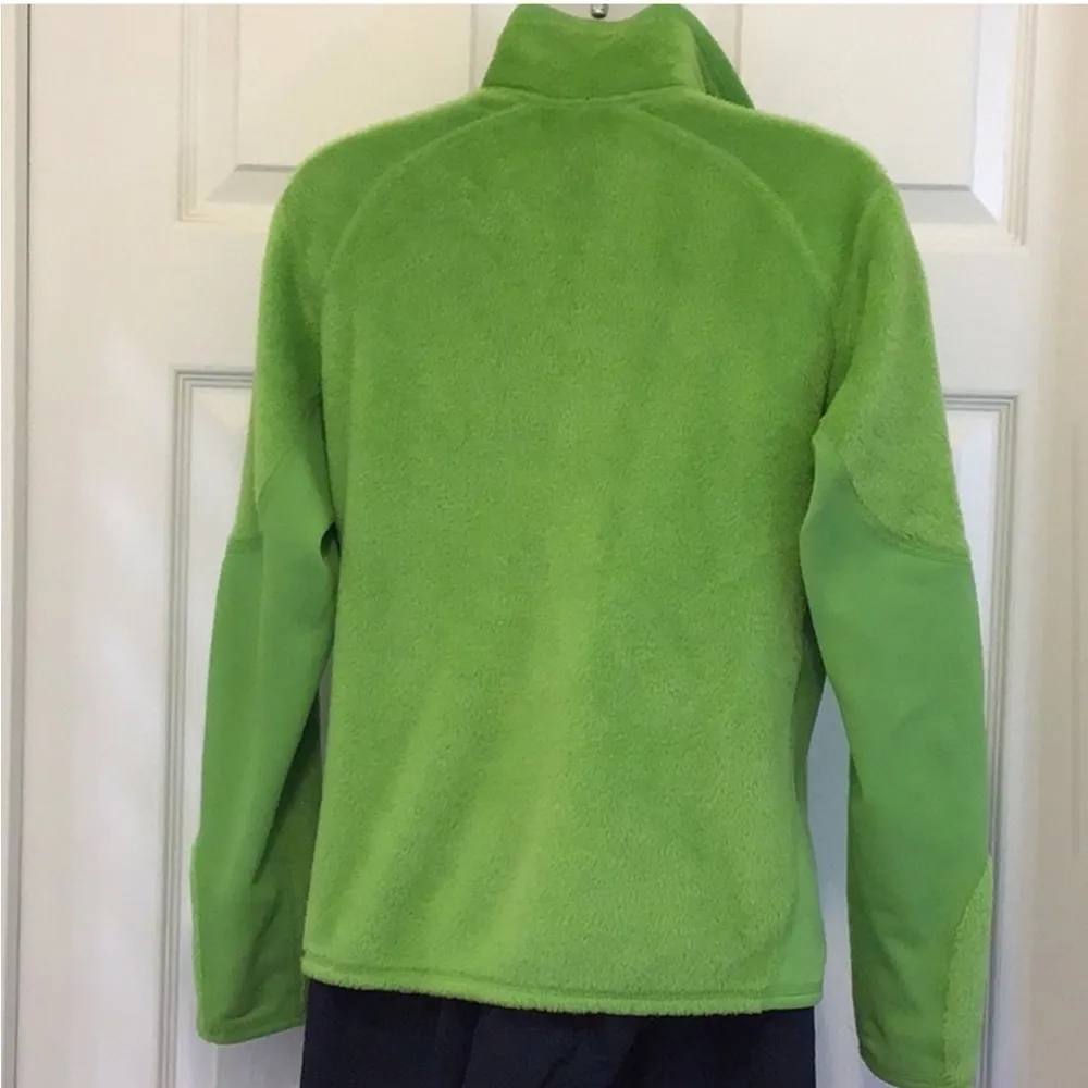 Patagonia R2 Alpine Climbing Full Zip Fuzzy Jacket Neon Green Small - Image 7
