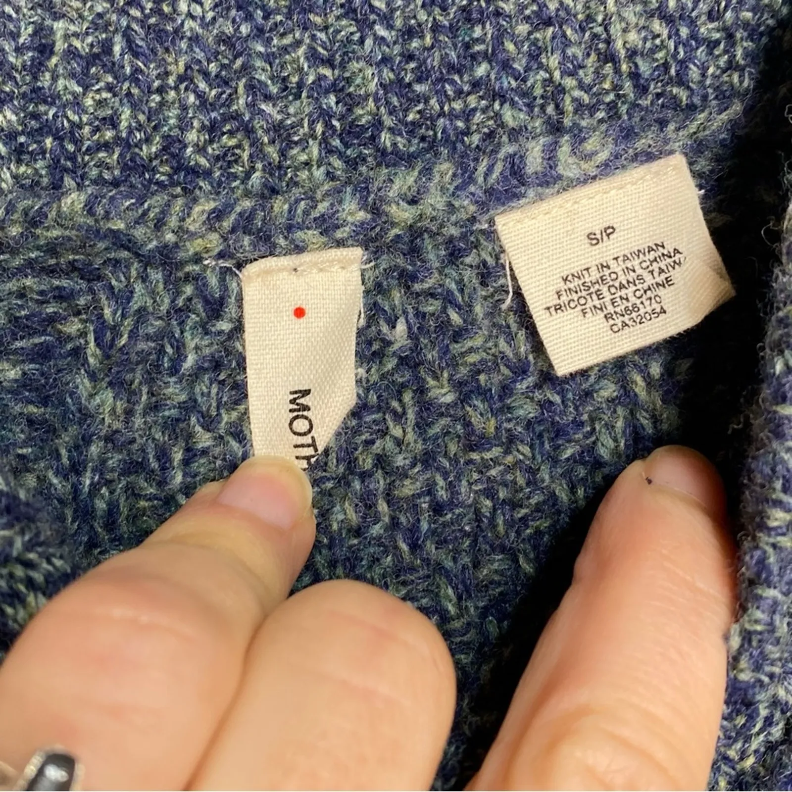 Anthro Moth Flowing Cables Wool Blend Cableknit Sweater Skirt S - Image 5