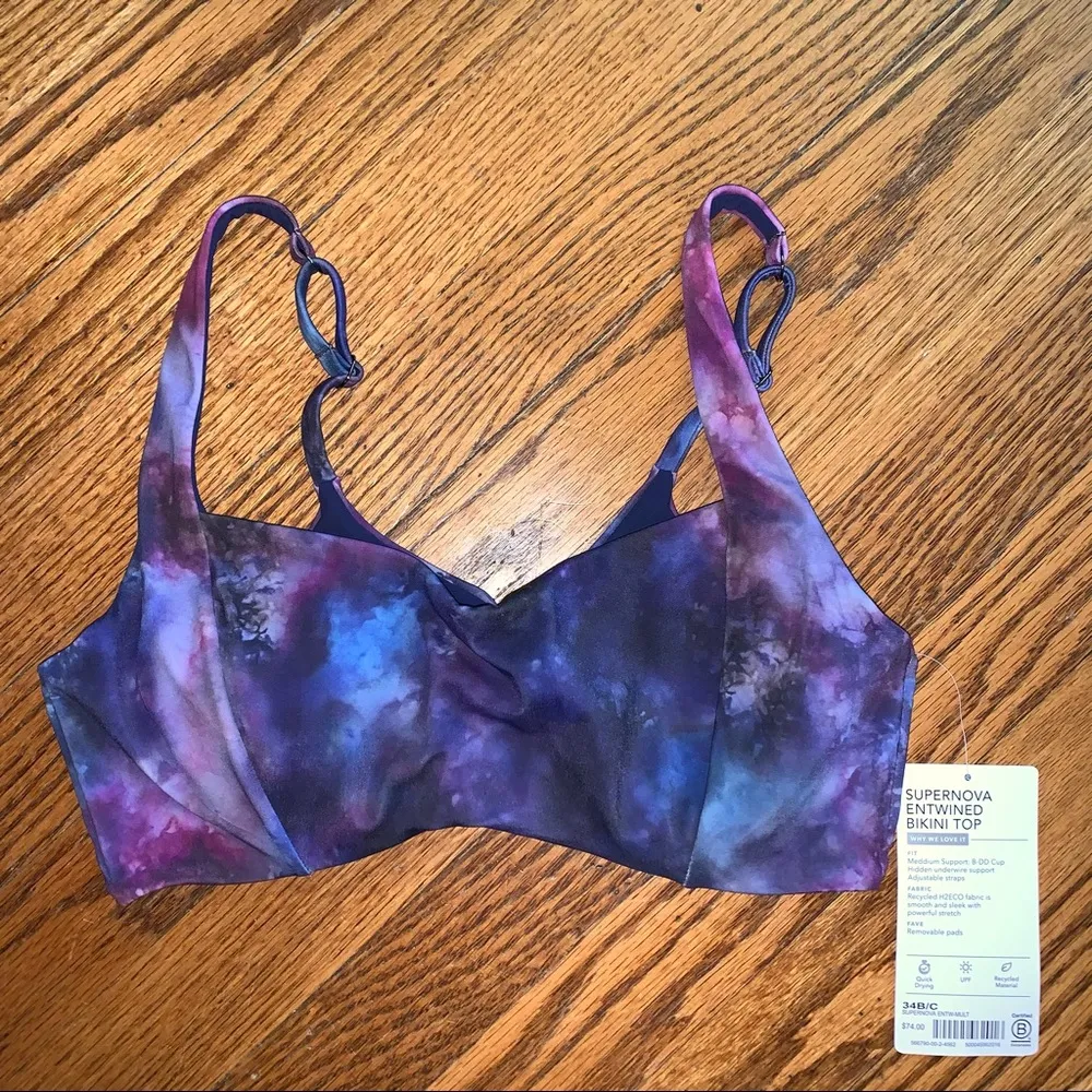 Athleta Supernova Galaxy Entwined Bikini Swim Top - Image 3