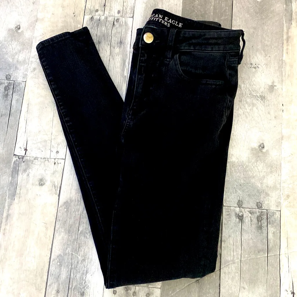 American Eagle 360° super strech hi-rise jegging Size 8 - Image 5