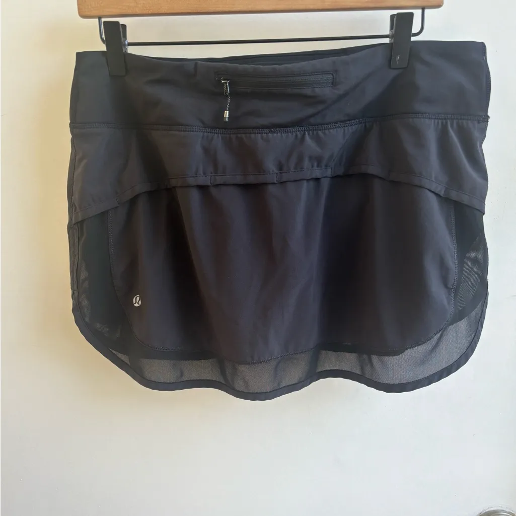 Lululemon Hotty Hot Skirt II‎ 10 Athleisure workout yoga pickleball travel - Image 6