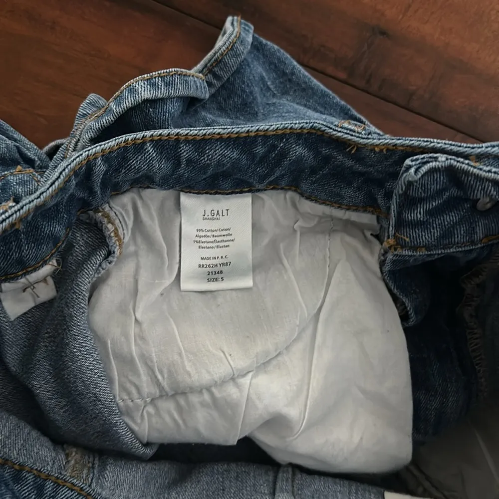 NWOT Brandy Melville Denim Ruffle Skirt - Image 2