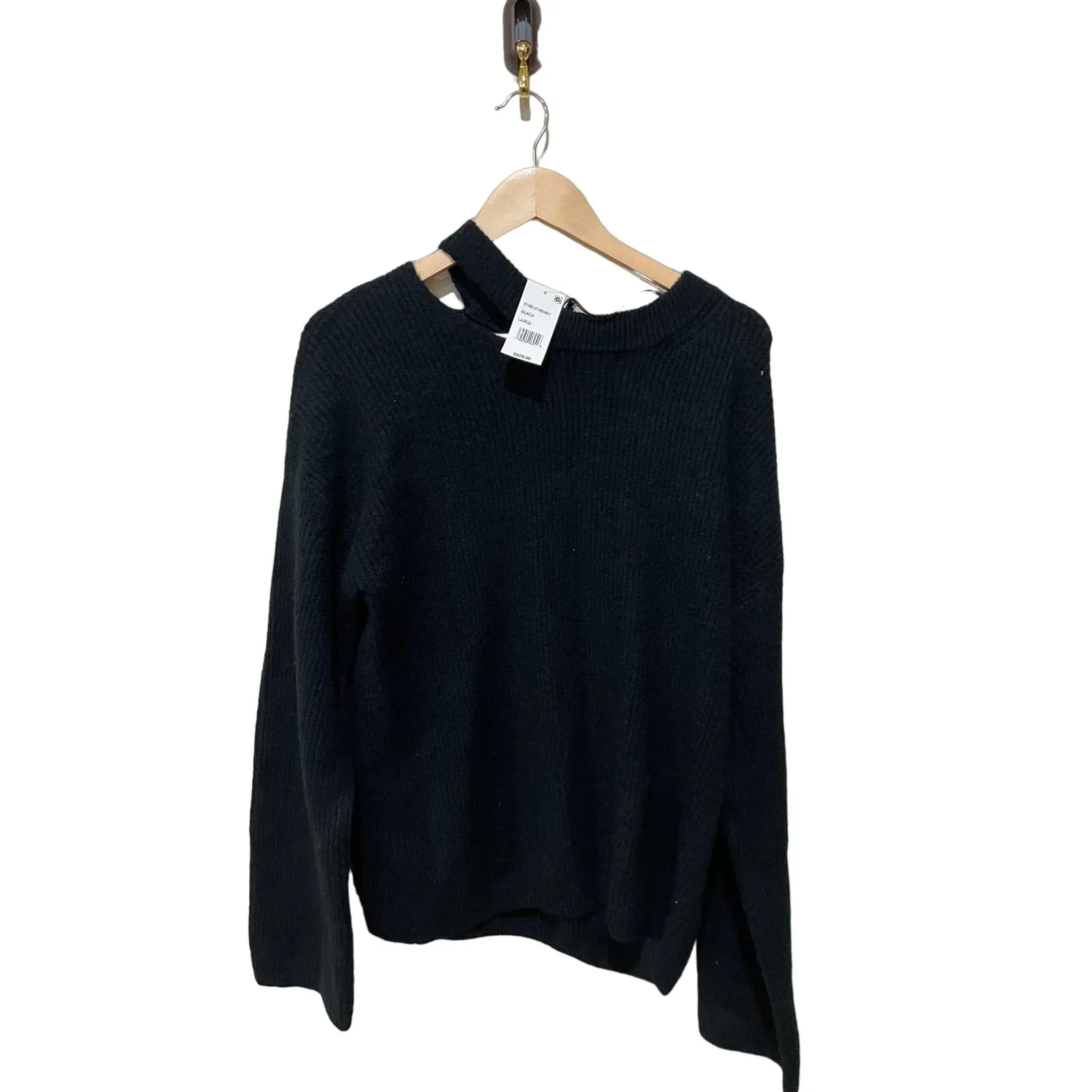 Rails Alexi Cut-Out Rib Knit‎ Sweater Size Large - Image 6