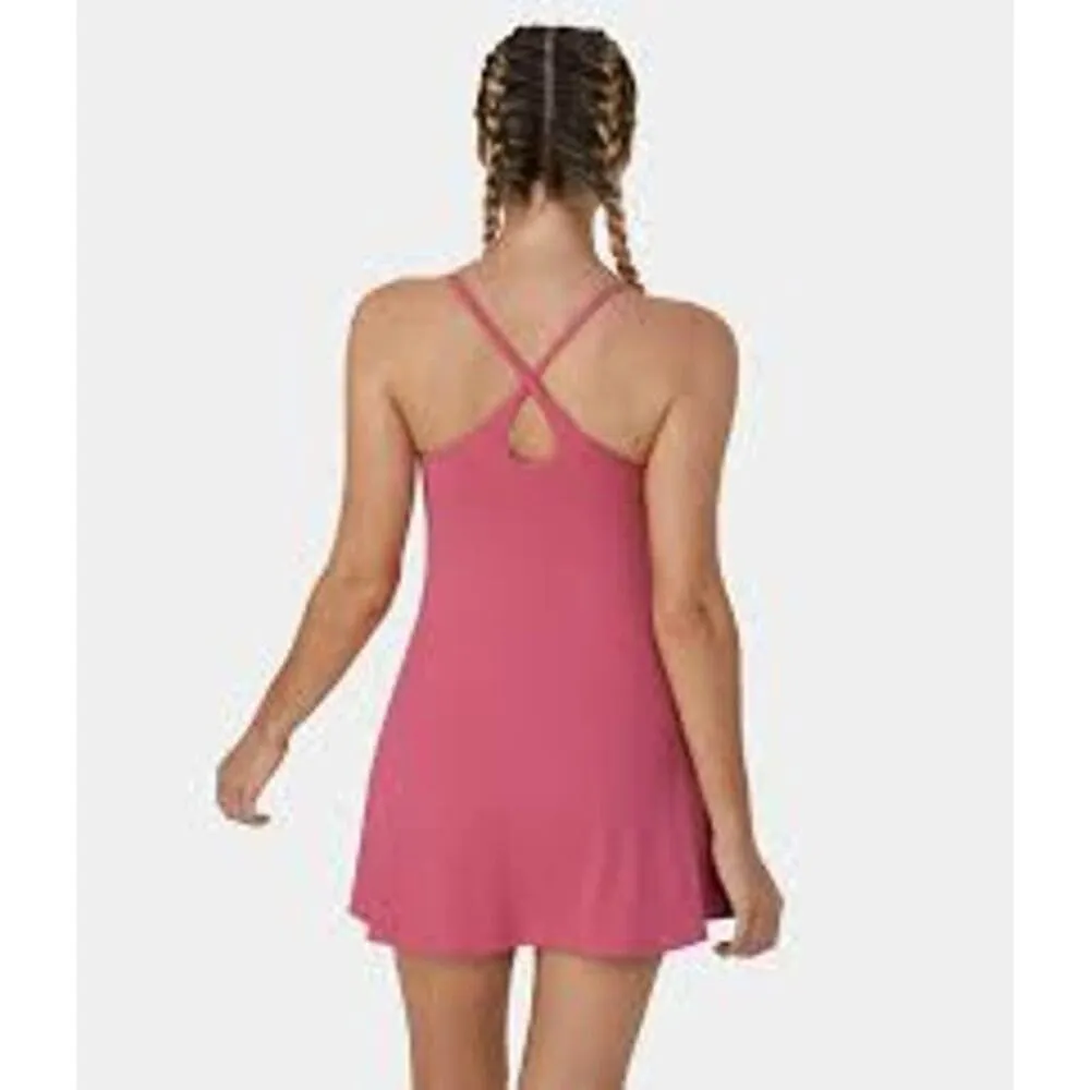 Everyday Cloudful Backless 2-in-1 Flare Activity Dress-Wannabe-Color Block XL - Image 5