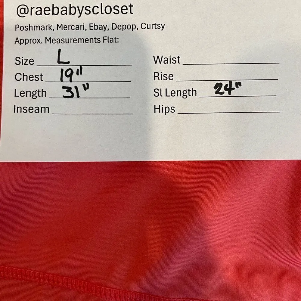 Baleaf Orange Quarter Zip Drawstrings Long Sleeves Rash Guard Size L - Image 7