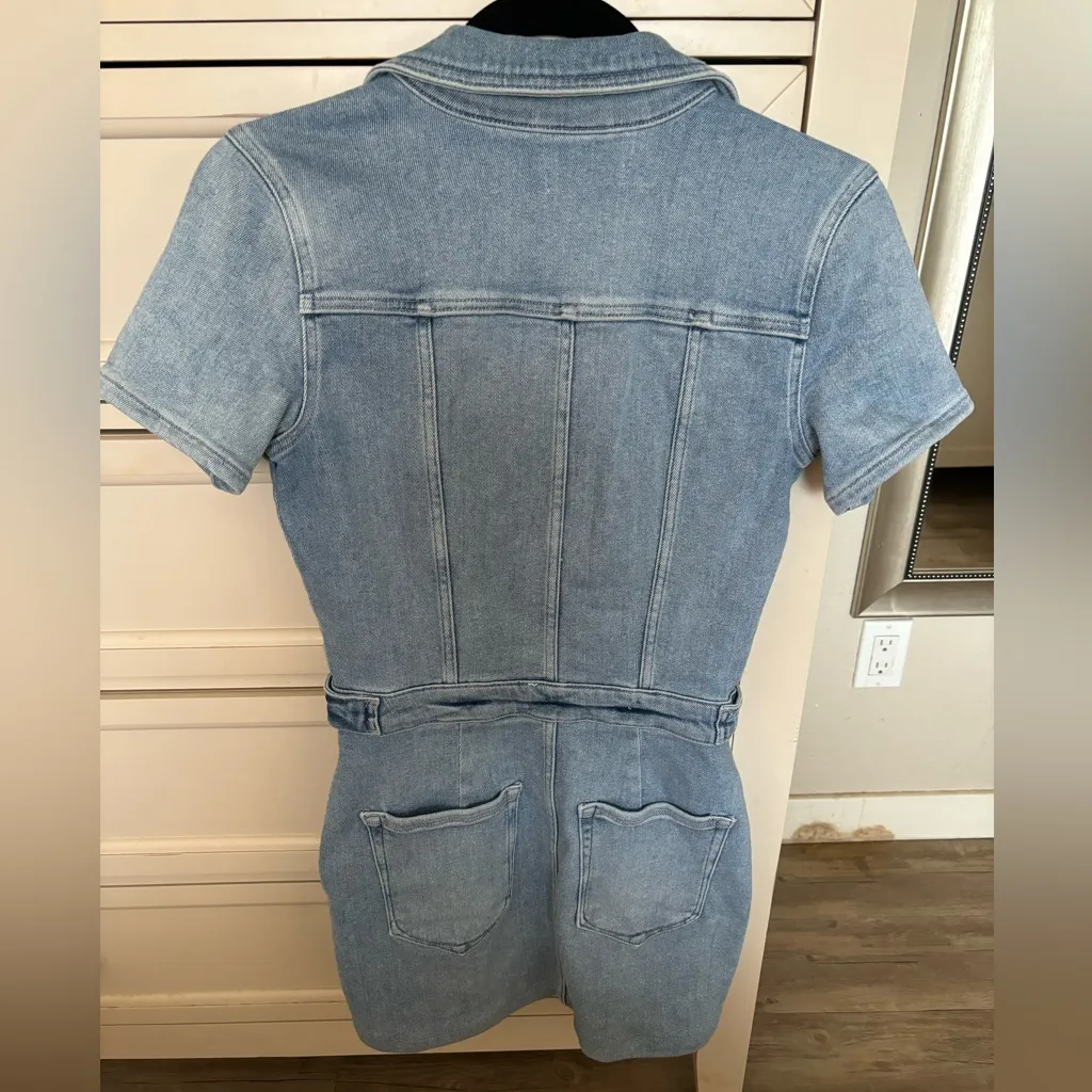 Good American Blue Mini Dress - Image 4