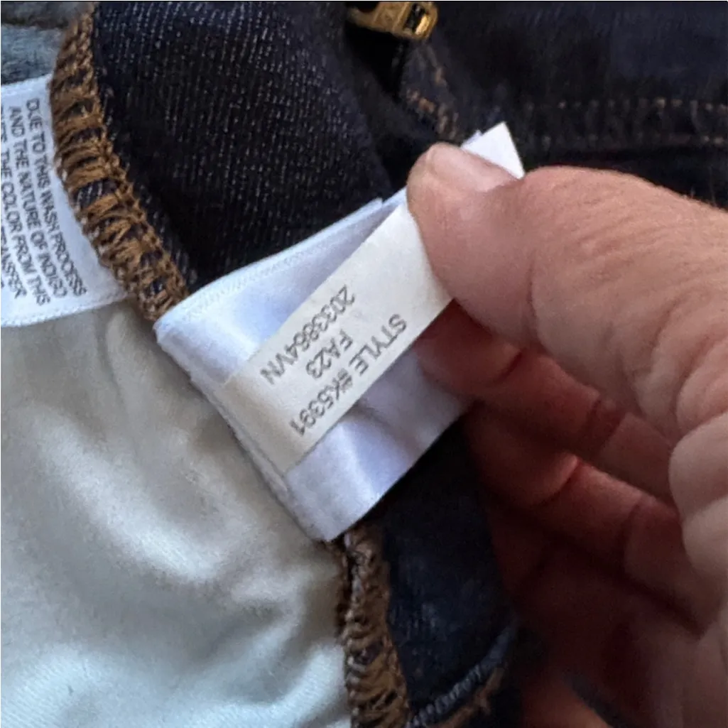 Like New J. Crew Vintage Slim Straight Jeans Resin Wash Size 33 Retail $128.00 - Image 8