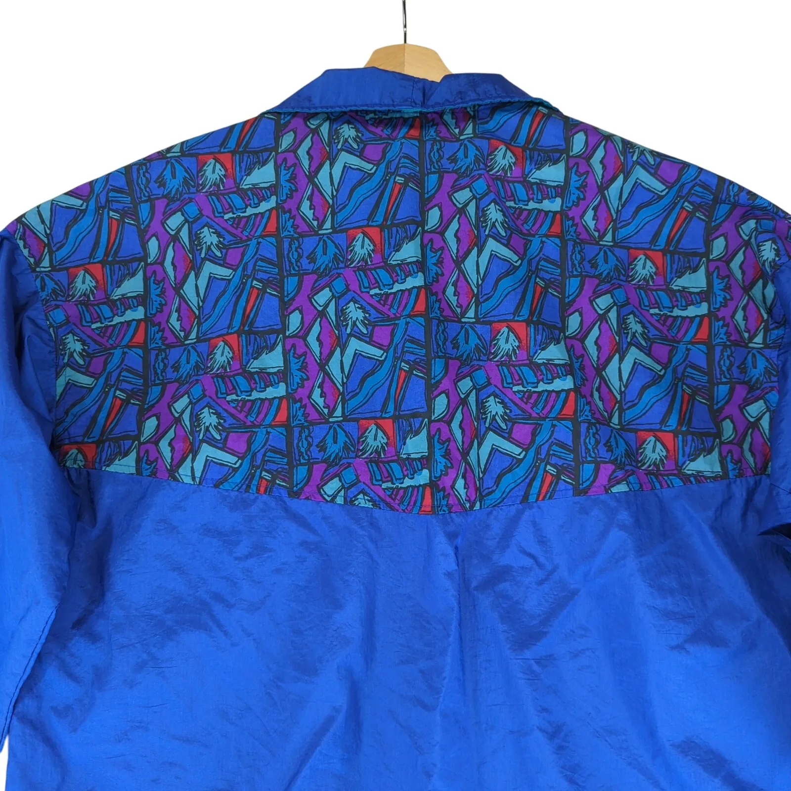 Vintage '90s Columbia Isle Cove Windbreaker Pullover Half Zip Jacket Women's‎ XL - Image 5