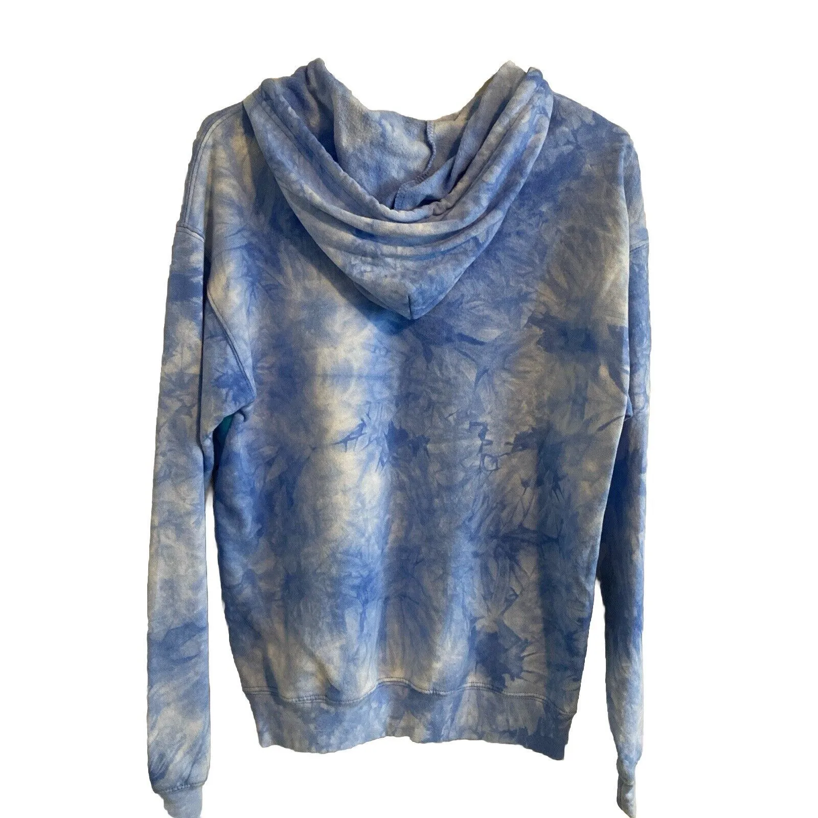 Lilo And Stitch Sweatshirt Tie Dyed Fleece Pullover Hoodie Sz S EUC - Image 8