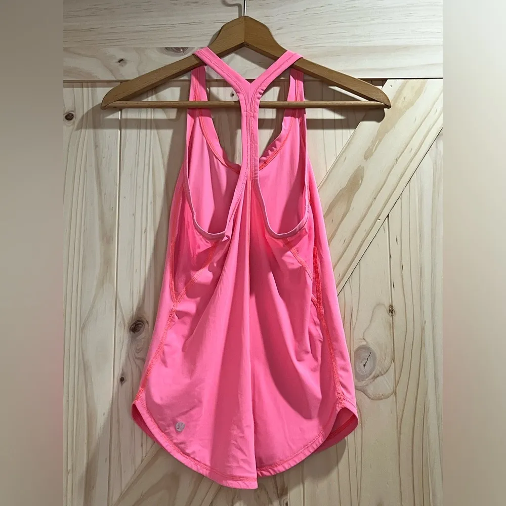 Lululemon - Bright Pink Racerback Fast Lane Singlet - Image 7