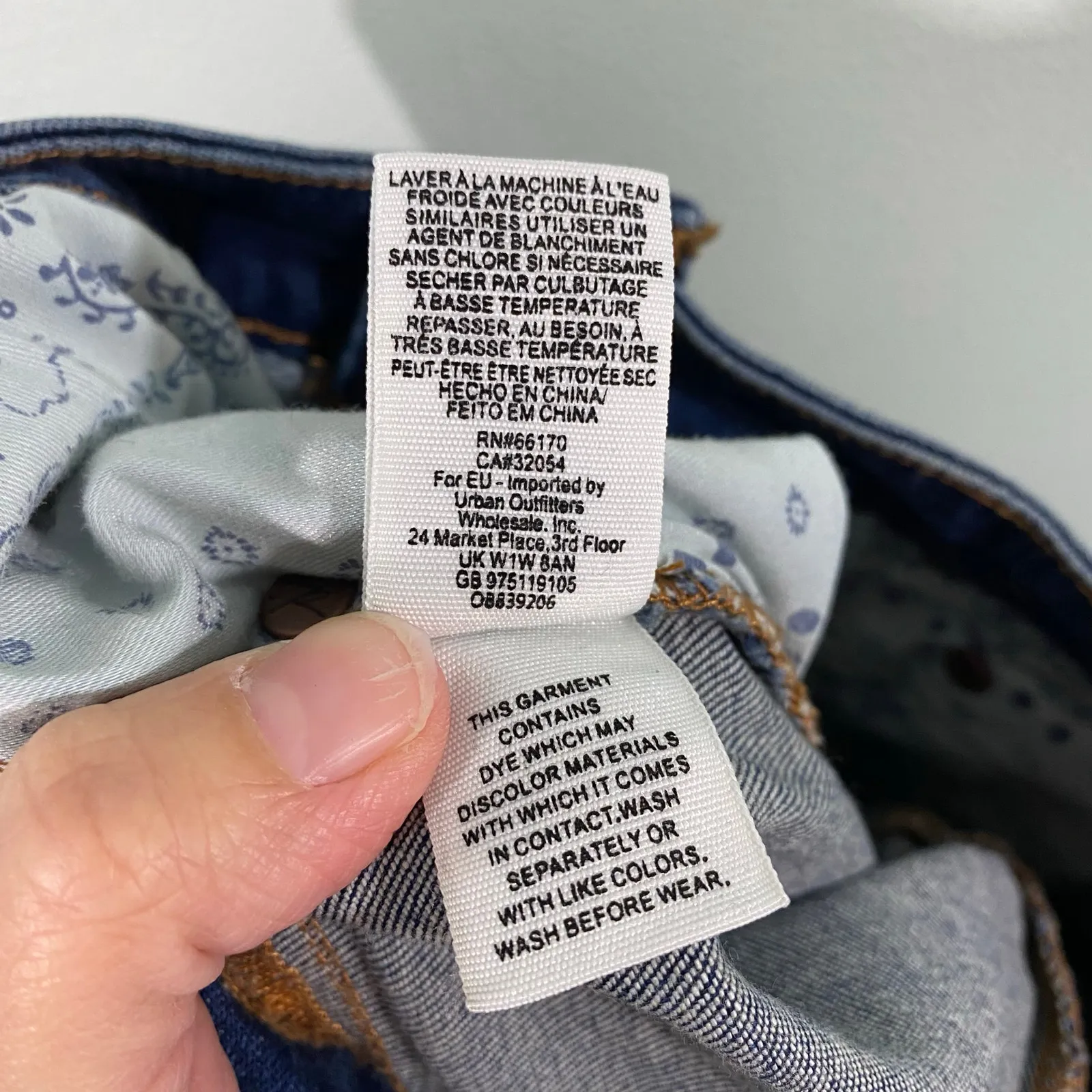 Free People Women Indigo Blue Crvy By Ma Cherie High Waist Flare Jeans Size 27 - Image 8