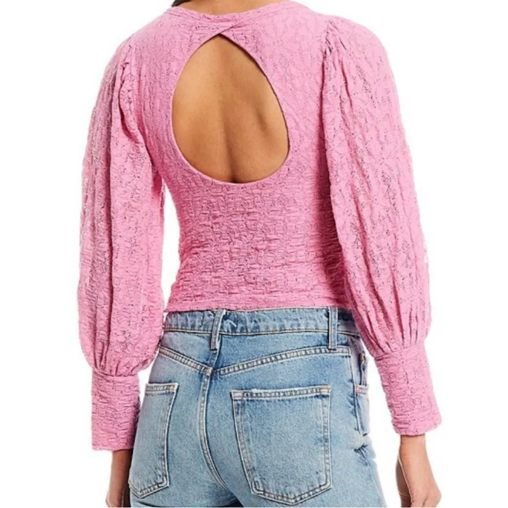 FREE PEOPLE Tea Time Top in Pink - Image 2