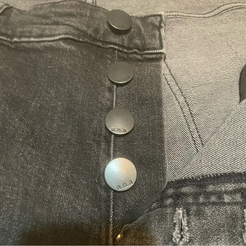 NWT ANA Womens Jeans Denim Washed Black High Rise Straight Plus Size 22W - Image 8