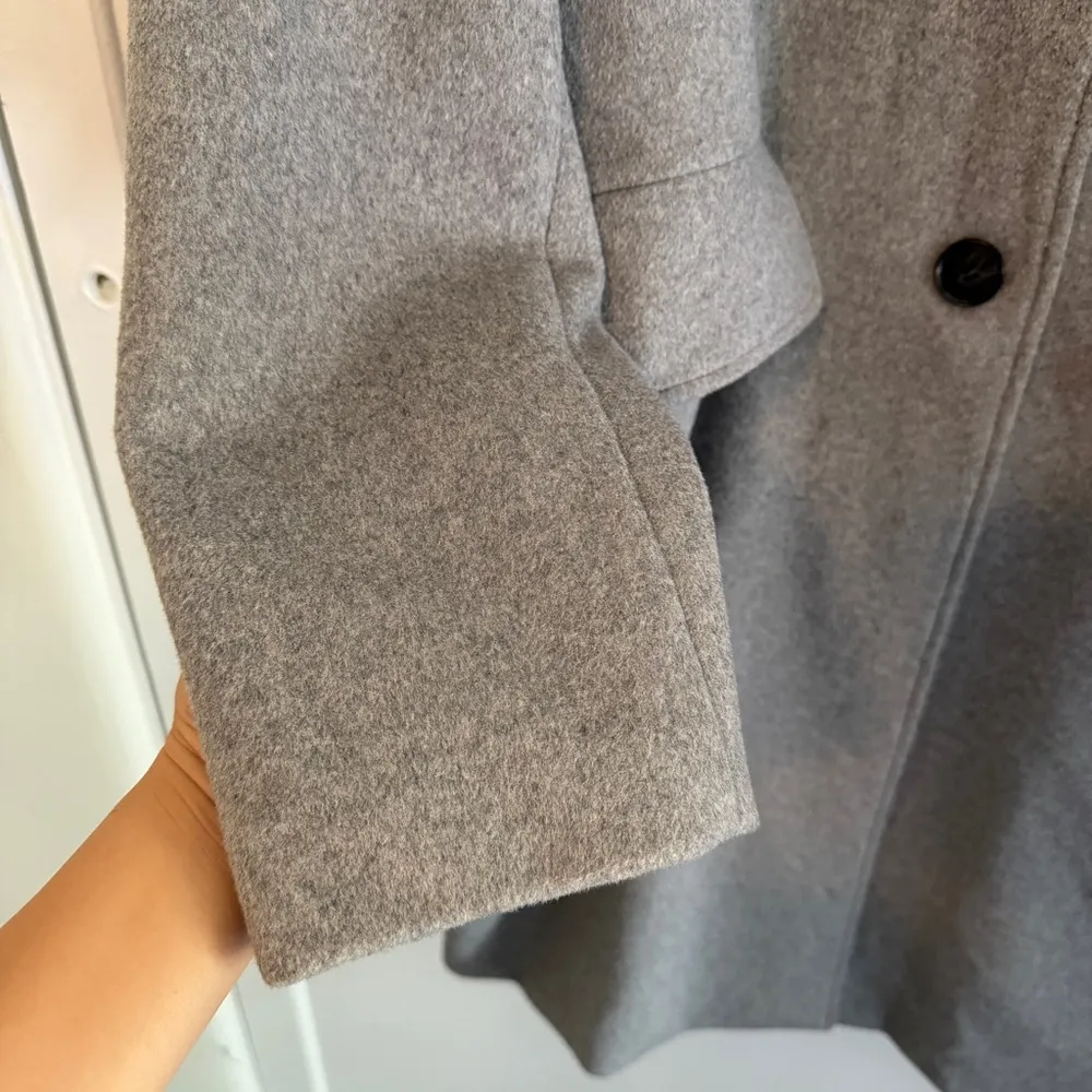 Robert Graham Relaxed Gray Wool Coat - Image 3