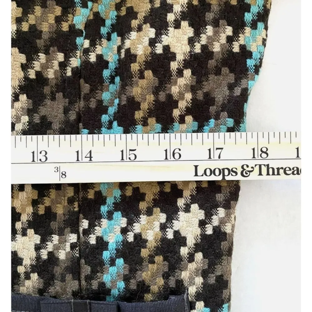 VTG Uniform John Paul Richard Plaid Clueless Preppy Academia Blazer Jacket Sz 12 - Image 5